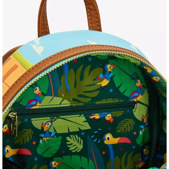 Loungefly Disney Pixar Up Kevin with Babies Jungle Mini Backpack NEW main image 10